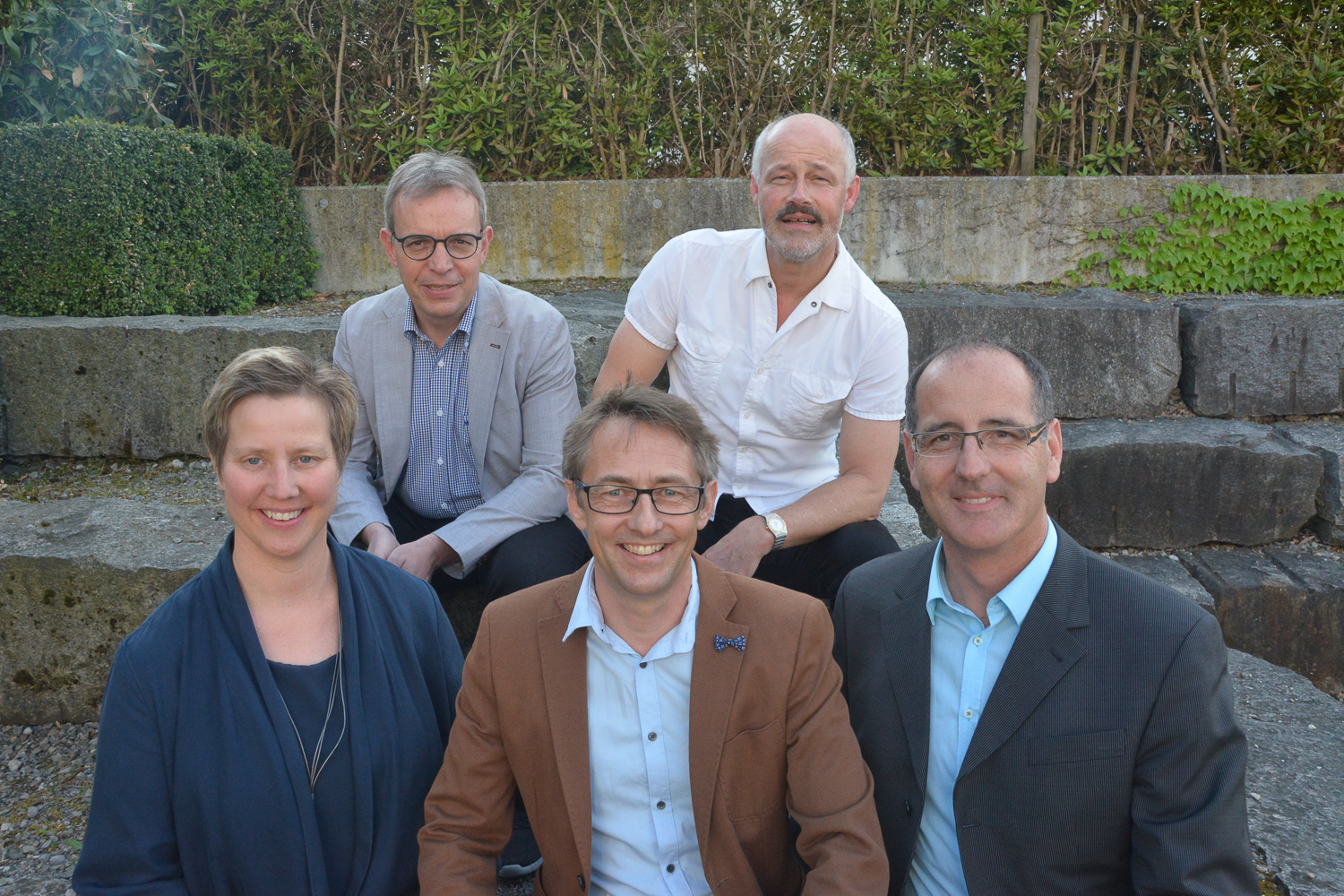 v.l.n.r.: Manuela Kaufmann, Kurt Häfliger, Patric Stocker, Jürg Schmutz, Erich Hausheer v.l.n.r.: Manuela Kaufmann, Kurt Häfliger, Patric Stocker, Jürg Schmutz, Erich Hausheer